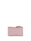 Pinko Leather Card Holder - Pink Light-Antique Gold