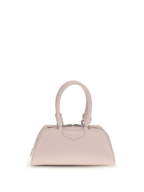 Givenchy Antigona East-West mini leather Box Handbag - Baby Pink