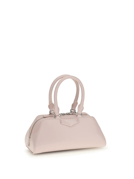 Givenchy Antigona East-West mini leather Box Handbag - Baby Pink