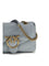 Pinko Love Baby Shoulder Bag - Light Blue Sky Blue-Antique Gold