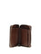 Pinko Leather zip-around Wallet - Burgundy Wine-Antique Gold