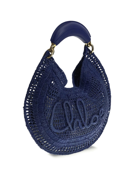 Chloé Summer Banana Shoulder Bag - Evening Blue