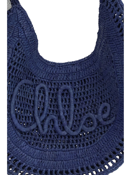 Chloé Summer Banana Shoulder Bag - Evening Blue