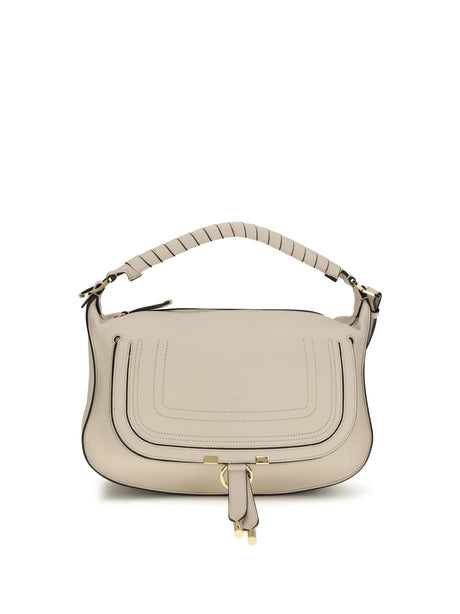 Chloé Marcie small Shoulder Bag - Milk