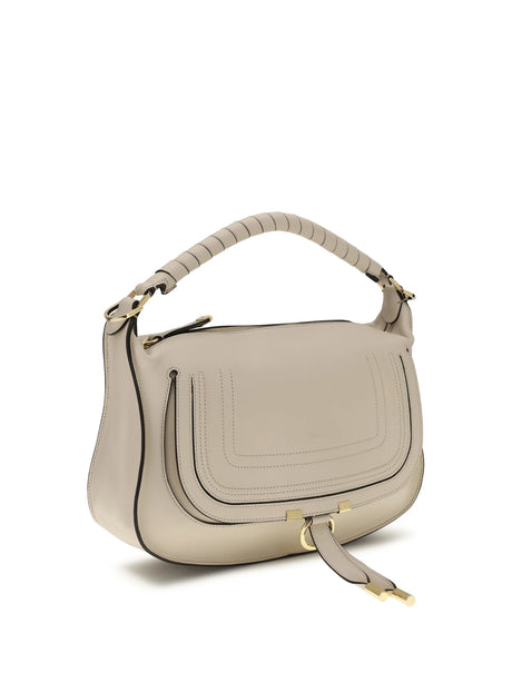 Chloé Marcie small Shoulder Bag - Milk