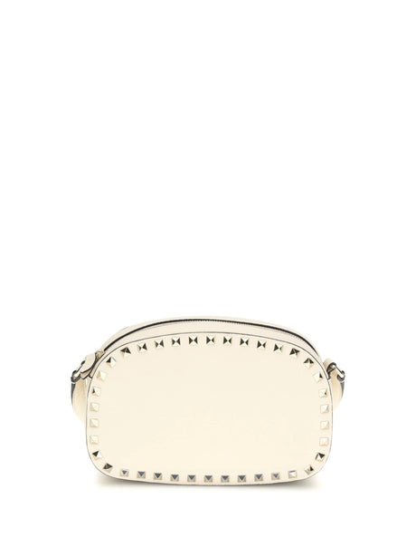 Valentino Garavani Rockstud Shoulder Bag - Light Ivory