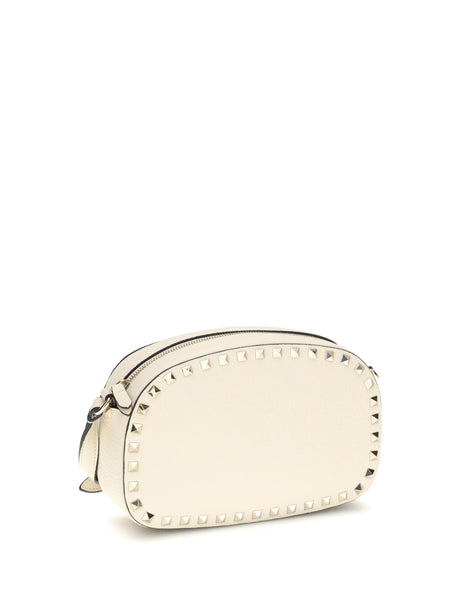 Valentino Garavani Rockstud Shoulder Bag - Light Ivory