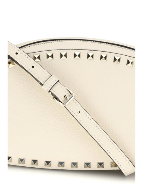 Valentino Garavani Rockstud Shoulder Bag - Light Ivory