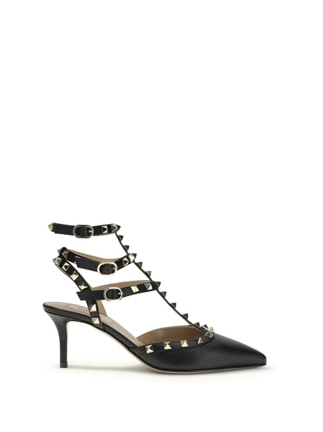 Valentino Garavani Rockstud Pumps - Black/Black