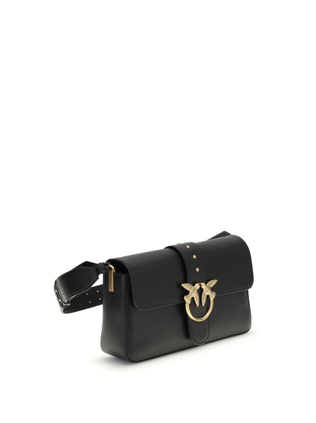 Pinko Love One Shoulder Bag - Black Antique