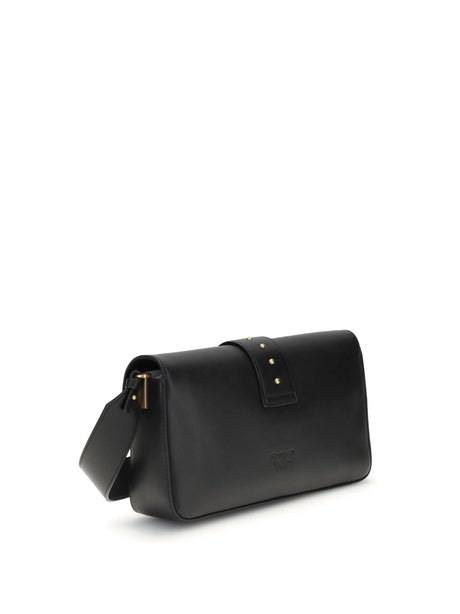 Pinko Love One Shoulder Bag - Black Antique