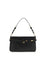 Pinko Leather Shoulder Bag - Black-Antique Gold