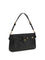 Pinko Leather Shoulder Bag - Black-Antique Gold