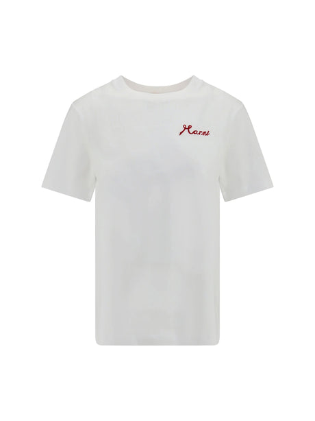 Marni Cotton T-shirt - Lily White