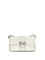 Pinko Love One Shoulder Bag - White Nembo-Old Silver