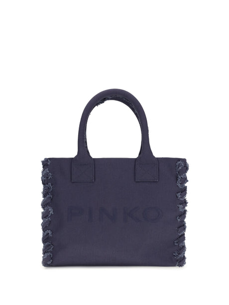 Pinko Canvas Tote Bag - Purple Aura Astrale