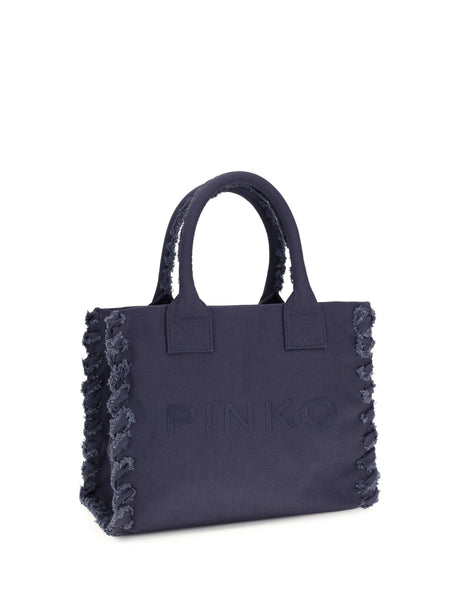 Pinko Canvas Tote Bag - Purple Aura Astrale