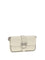Pinko Baby Love Shoulder Bag - White Seta-Old Silver