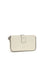 Pinko Baby Love Shoulder Bag - White Seta-Old Silver