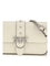 Pinko Baby Love Shoulder Bag - White Seta-Old Silver