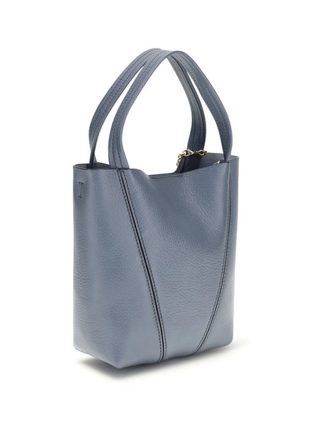 Chloé Spin Shoulder Bag - Ashes Blue