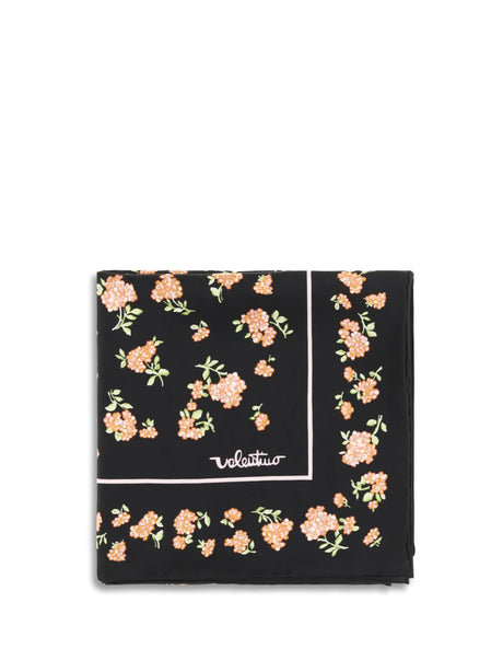 Valentino Garavani Mazzetto Coriandolo silk Scarf - Black/Pink-Green/Pink