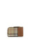 Burberry Check Card Holder with zipper - Vntg Chk/Briar Brown