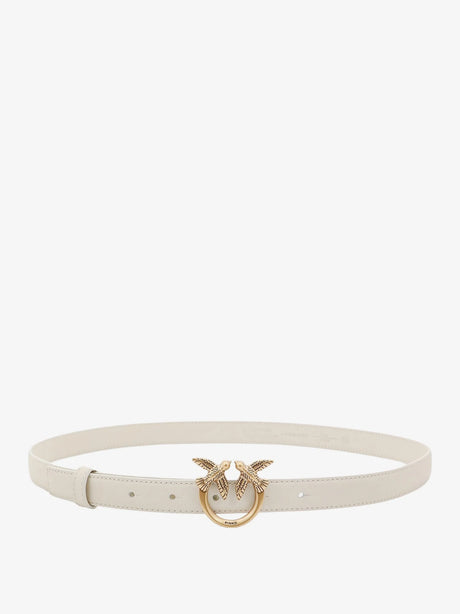 Pinko Berry leather belt - Bianco