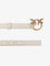 Pinko Berry leather belt - Bianco