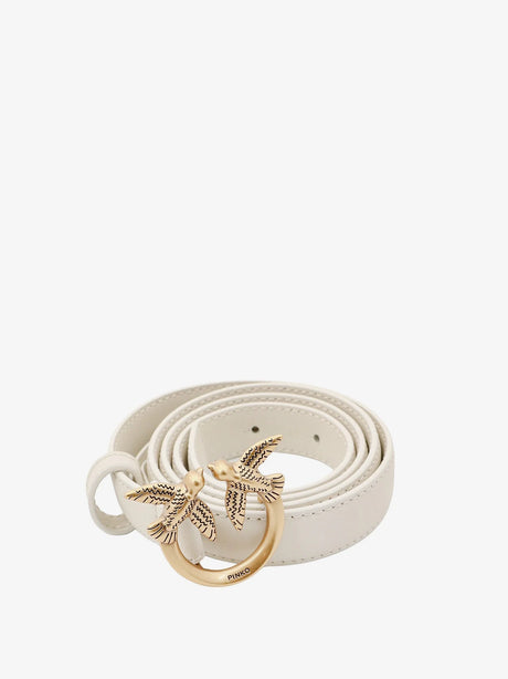 Pinko Berry leather belt - Bianco