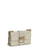 Pinko Love One small Shoulder Bag - White Seta-Antique Gold