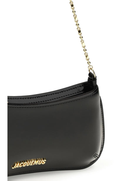 Jacquemus Bisou Chaine small Shoulder Bag - Black