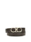 Ferragamo Reversible and adjustable Gancini Belt - T Moro Black