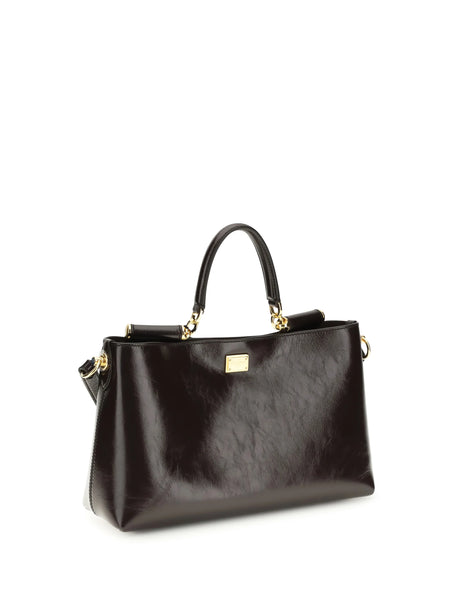 Dolce & Gabbana Vittoria medium Handbag - Cioccolato