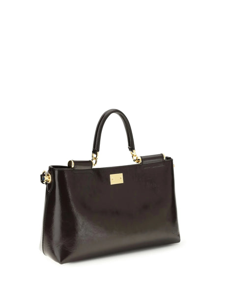 Dolce & Gabbana Vittoria medium Handbag - Cioccolato