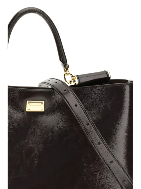 Dolce & Gabbana Vittoria medium Handbag - Cioccolato