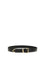Pinko Leather Belt - Black-Antique Gold