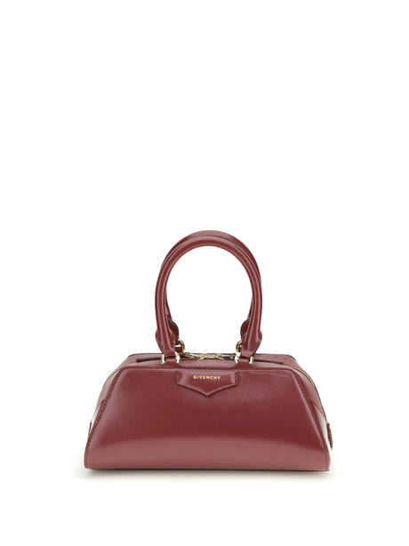 Givenchy Antigona East-West mini Handbag - Burgundy