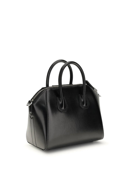 Givenchy Box leather Antigona mini Handbag - Black