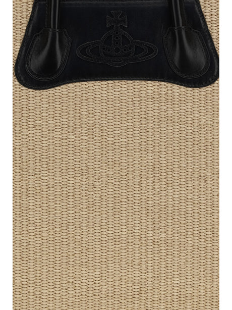 Vivienne Westwood Troy Tote Bag - Natural