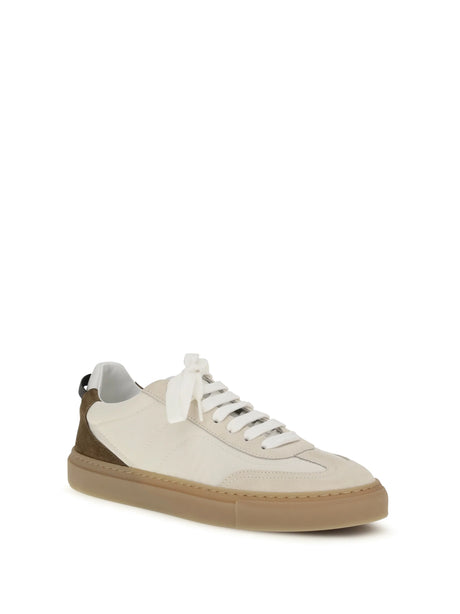 Brunello Cucinelli Suede Sneakers - Ivory