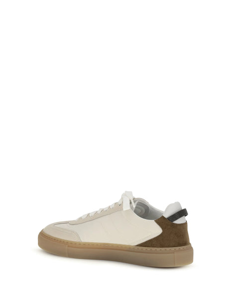 Brunello Cucinelli Suede Sneakers - Ivory