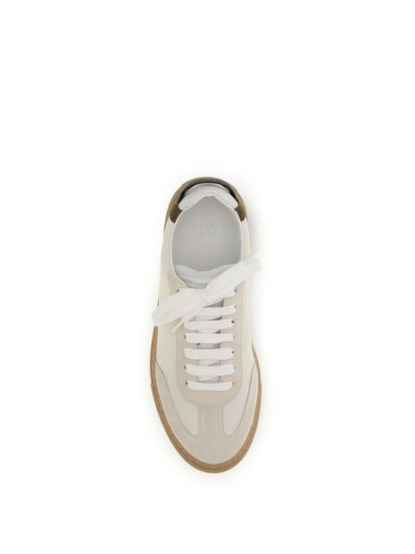 Brunello Cucinelli Suede Sneakers - Ivory