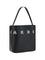 Marni Leather Tote Bag - Black/Steppe