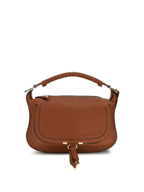 Chloé Marcie small Shoulder Bag - Clay Brown