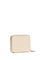 Pinko Leather zip-around Wallet - Beige-Grey Smoke-Antique Gold