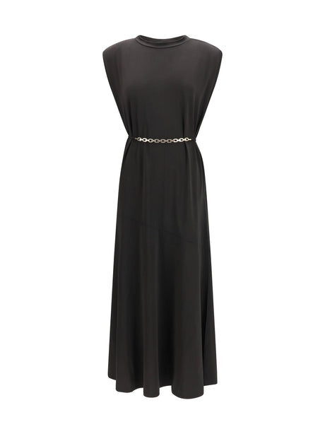 Pinko Alexiana Jersey Dress - Black Limousine