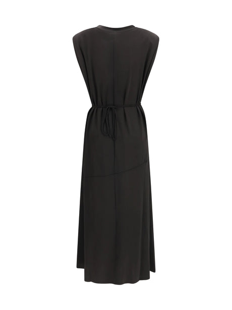 Pinko Alexiana Jersey Dress - Black Limousine