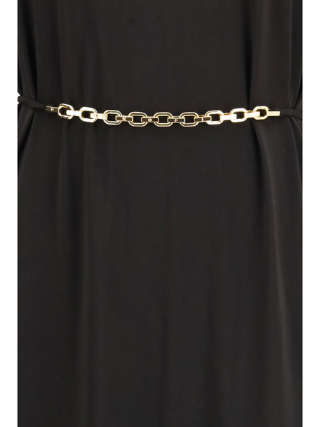 Pinko Alexiana Jersey Dress - Black Limousine