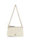 Pinko Mini Double Bag - White Seta-Antique Gold